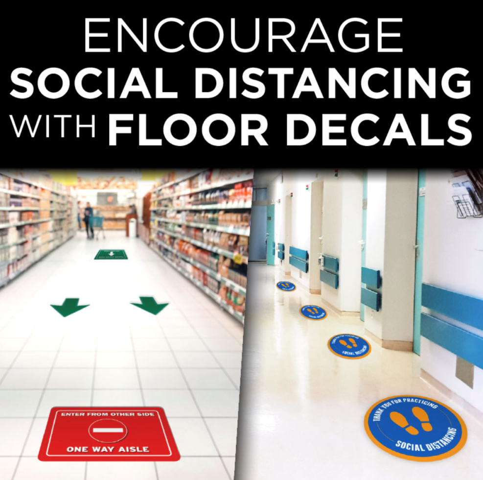 Floor Decals in Novi MI, Royal Oak, Plymouth MI