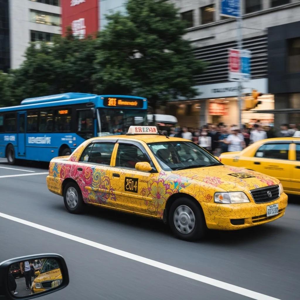 Wrapped vehicle in urban setting demonstrating branding and advertising benefits