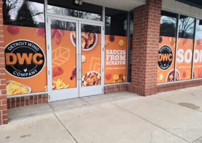 Commercial Graphics Window Decals Storefront Southfield Mi 5
