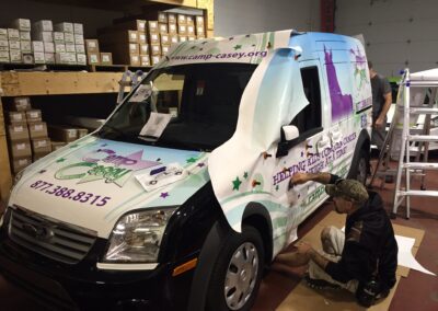 Fleet Wraps Van Graphics Novi Mi 9