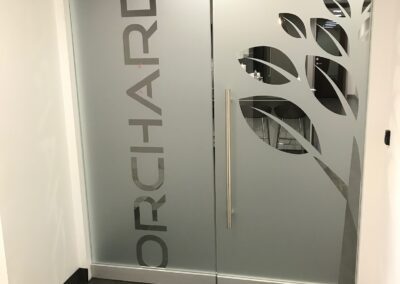 Interior Graphics Office Branding Farmington Hills Mi 2